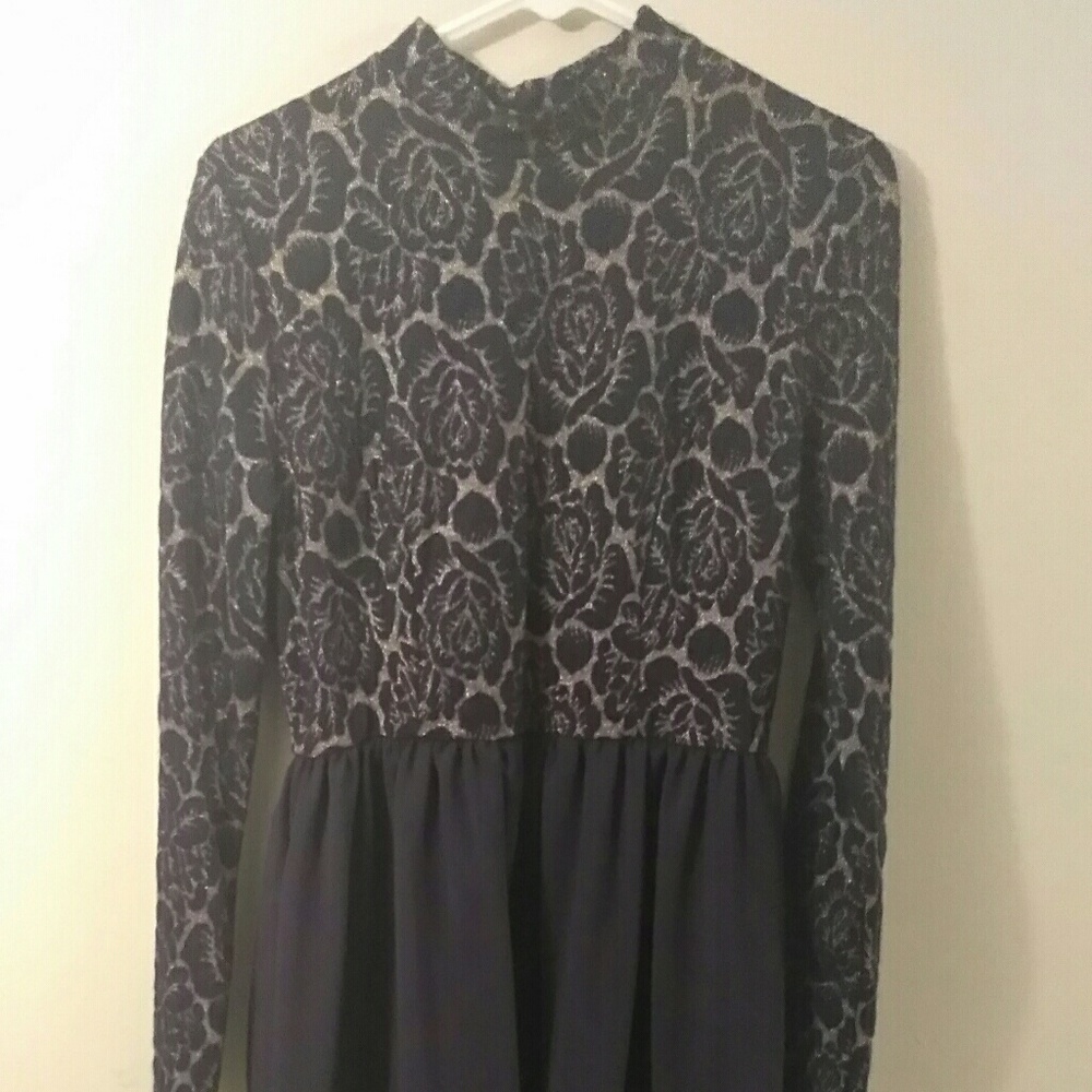 Dark blue skater dress